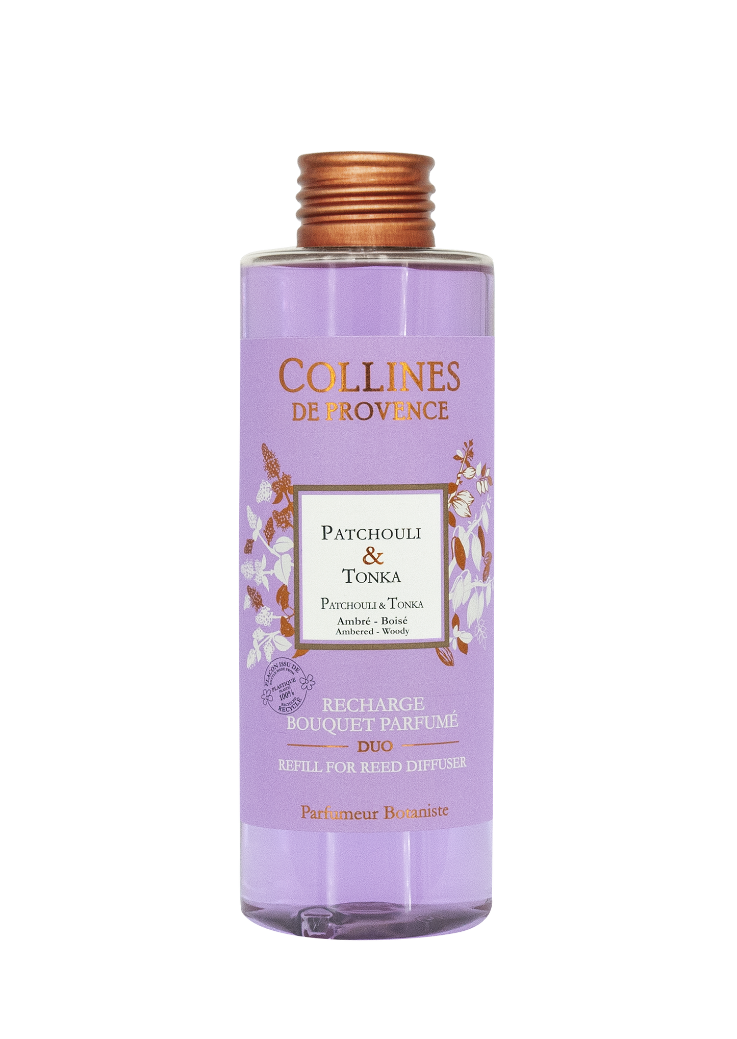 Patchouli et Tonka - Recharge bouquet parfumé de Collines de Provence