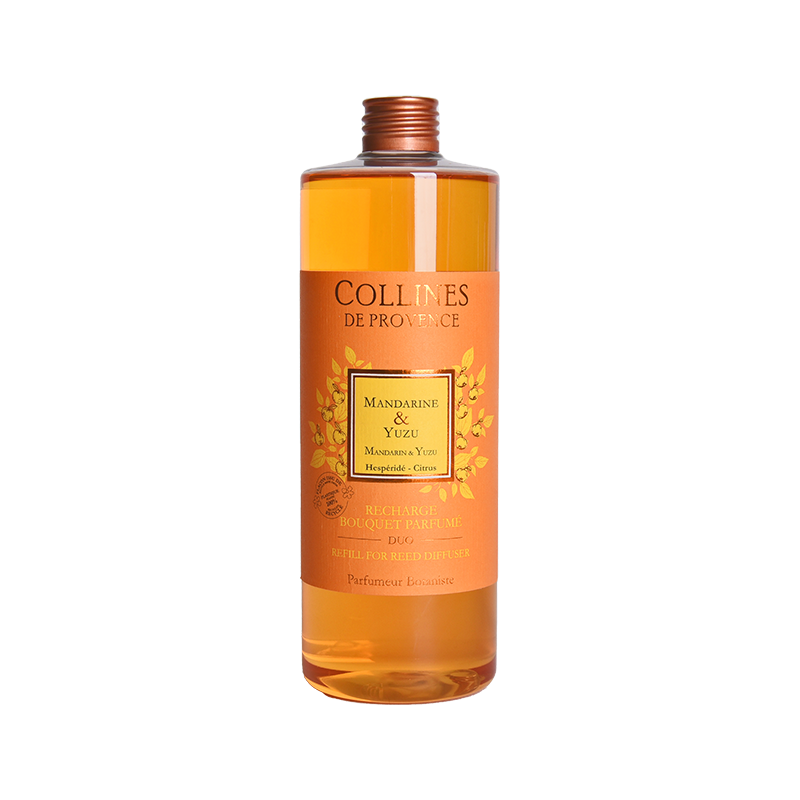 Mandarine et Yuzu - Recharge bouquet parfumé de Collines de Provence