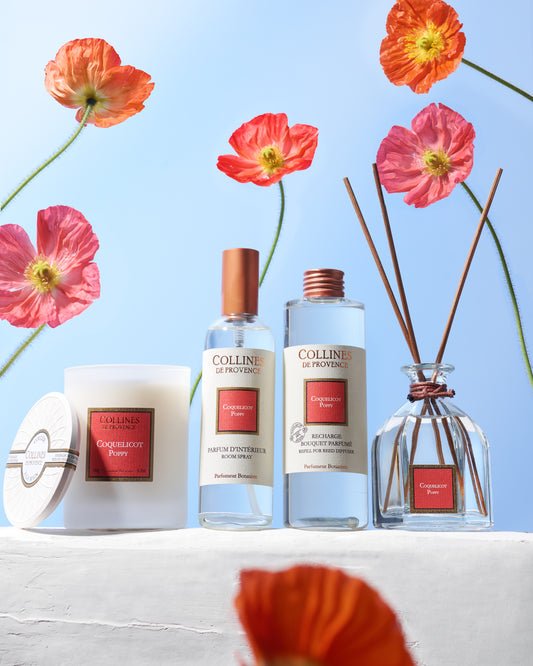Coquelicot - Bougie parfumée de Collines de Provence