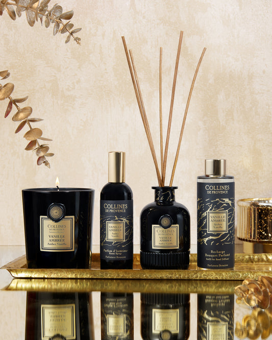 Vanille ambrée - Bougie parfumée de Collines de Provence