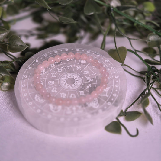 Bracelets en Quartz Rose - Tolèrence et Amour