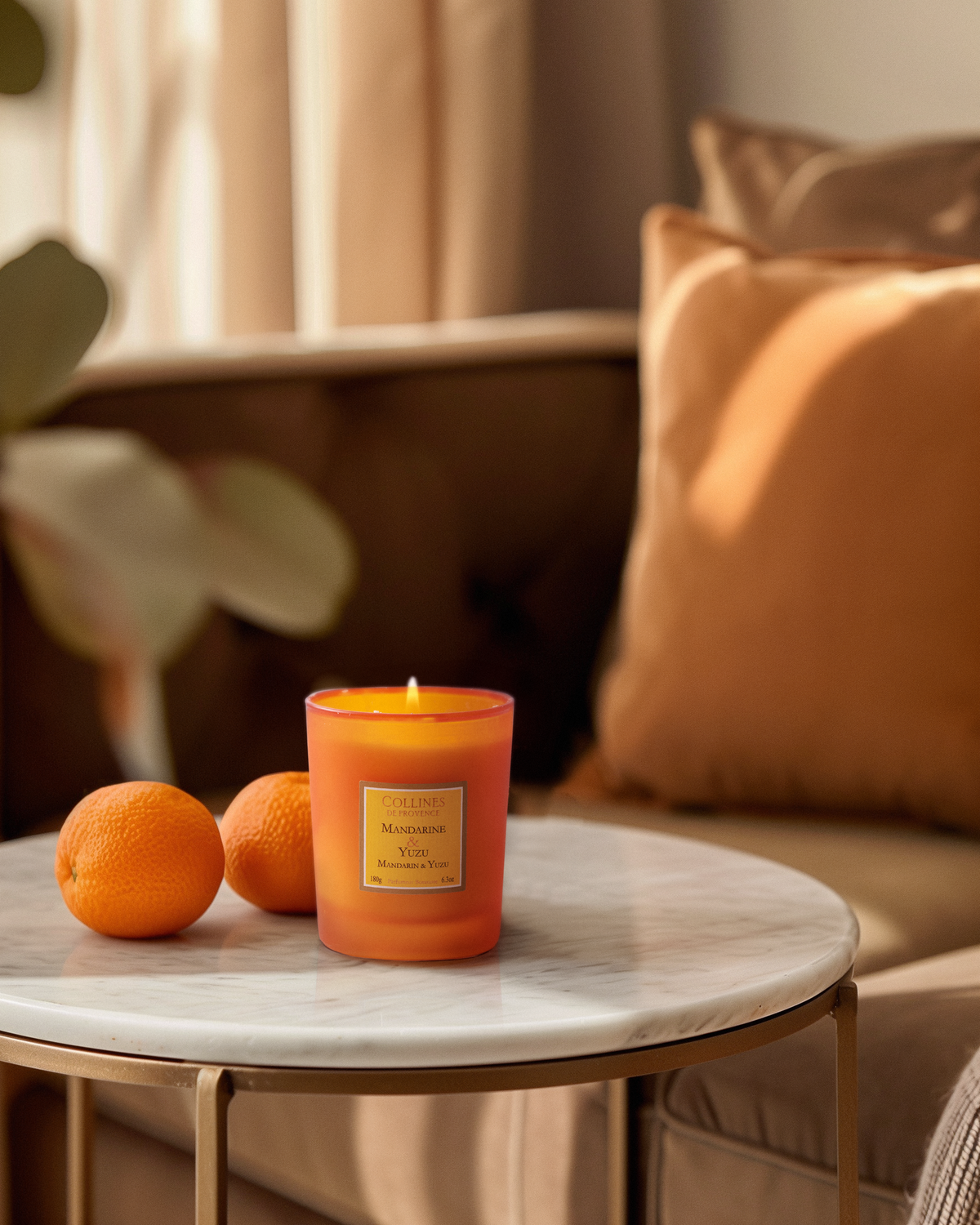 Mandarine & Yuzu - Bougie Parfumée de Collines de Provence