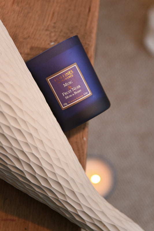 Musc & Fruit noir - Bougie Parfumée de Collines de Provence