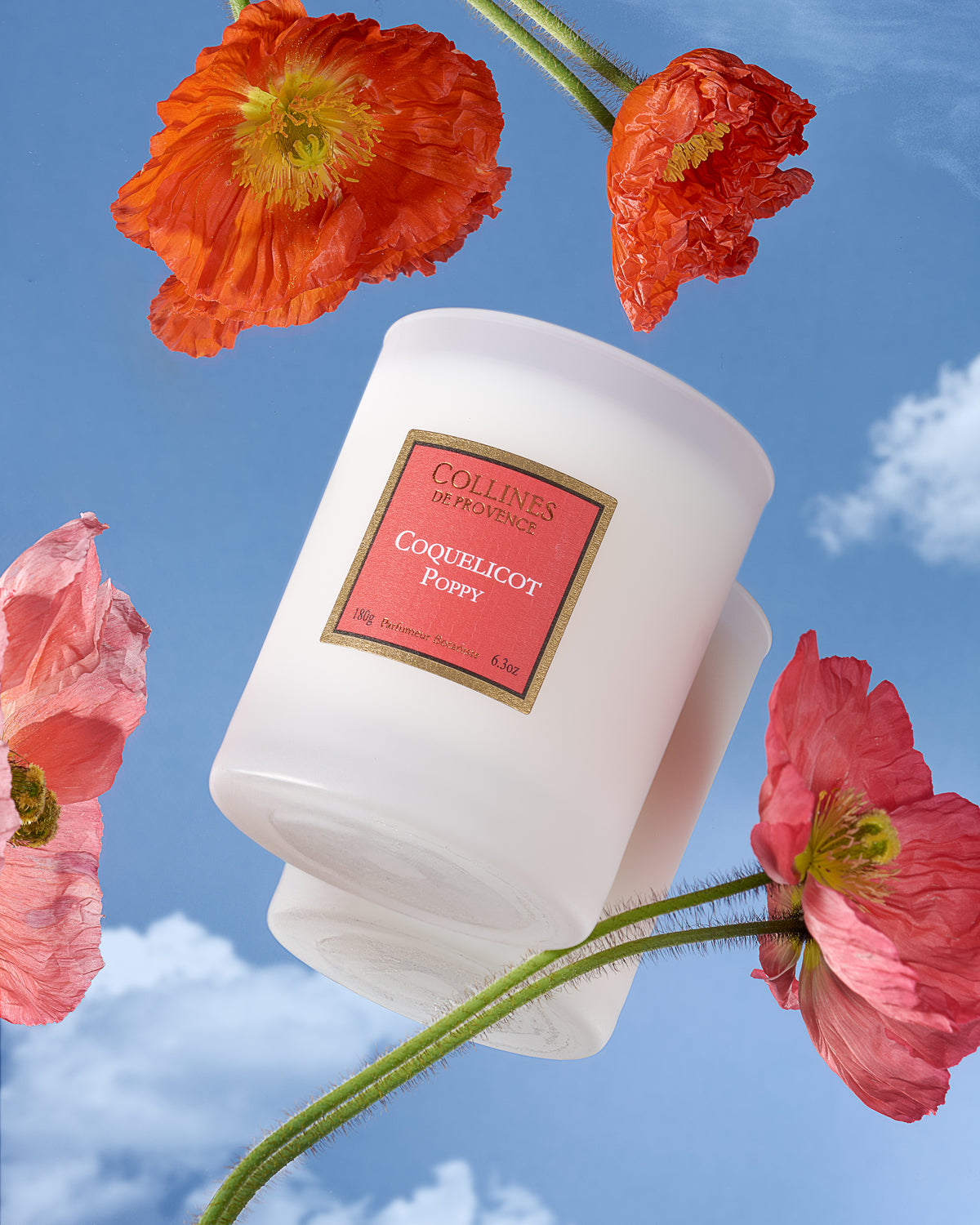 Coquelicot - Bougie parfumée de Collines de Provence