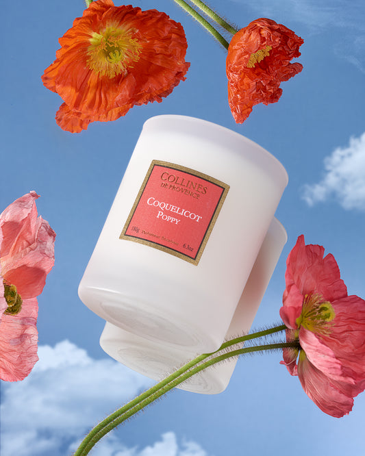 Coquelicot - Bougie parfumée de Collines de Provence