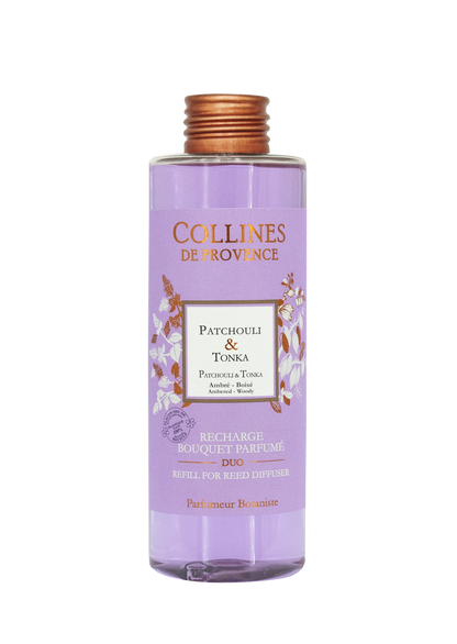 Patchouli et Tonka - Recharge bouquet parfumé de Collines de Provence