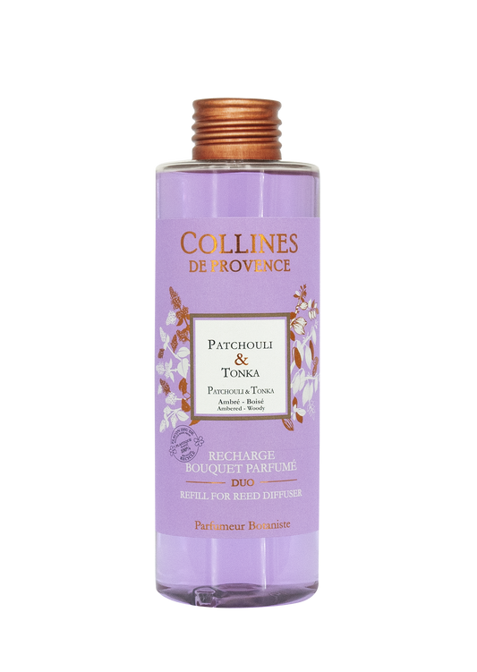 Patchouli et Tonka - Recharge bouquet parfumé de Collines de Provence