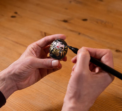 Daruma Noir - Talisman qui favorise votre Protection