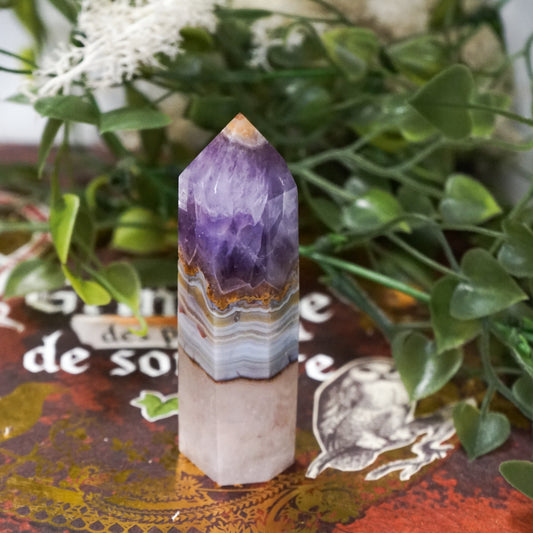Pointe Agate et Amethyste Crazy