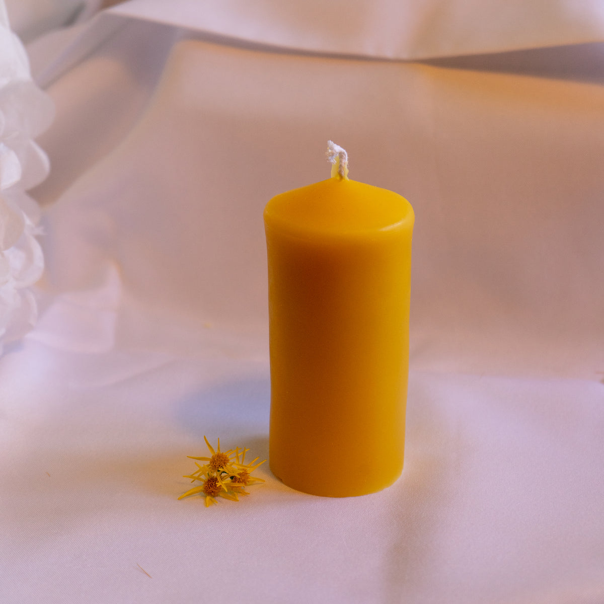 Bougie artisanale en cire d'abeille