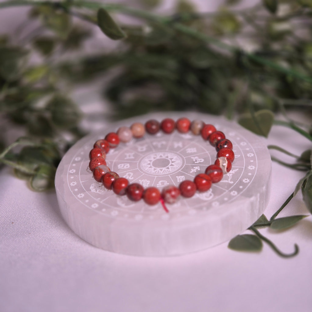 Bracelets en Jaspe rouge - Force et Endurance
