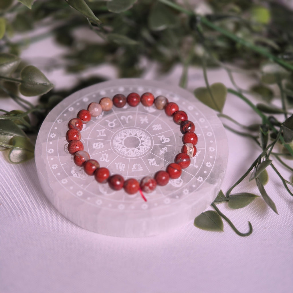 Bracelets en Jaspe rouge - Force et Endurance