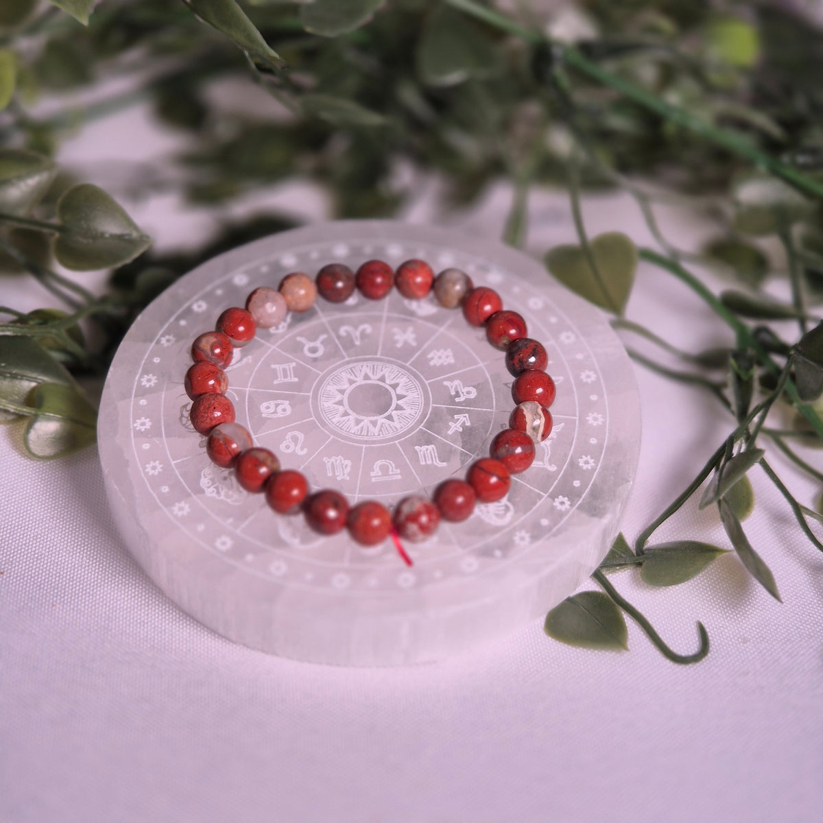 Bracelets en Jaspe rouge - Force et Endurance