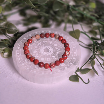 Bracelets en Jaspe rouge - Force et Endurance