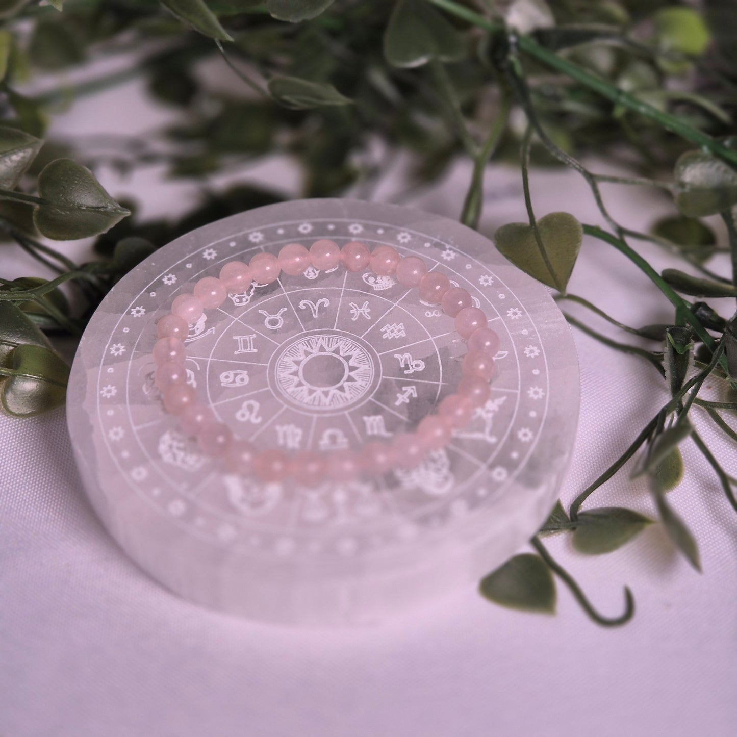 Bracelets en Quartz Rose - Tolèrence et Amour