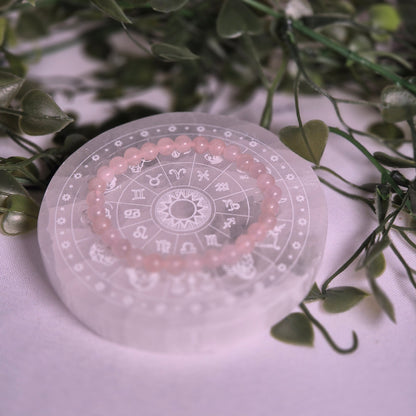 Bracelets en Quartz Rose - Tolèrence et Amour