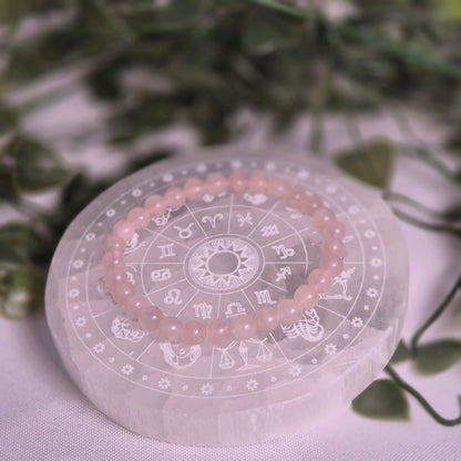 Bracelets en Quartz Rose - Tolèrence et Amour