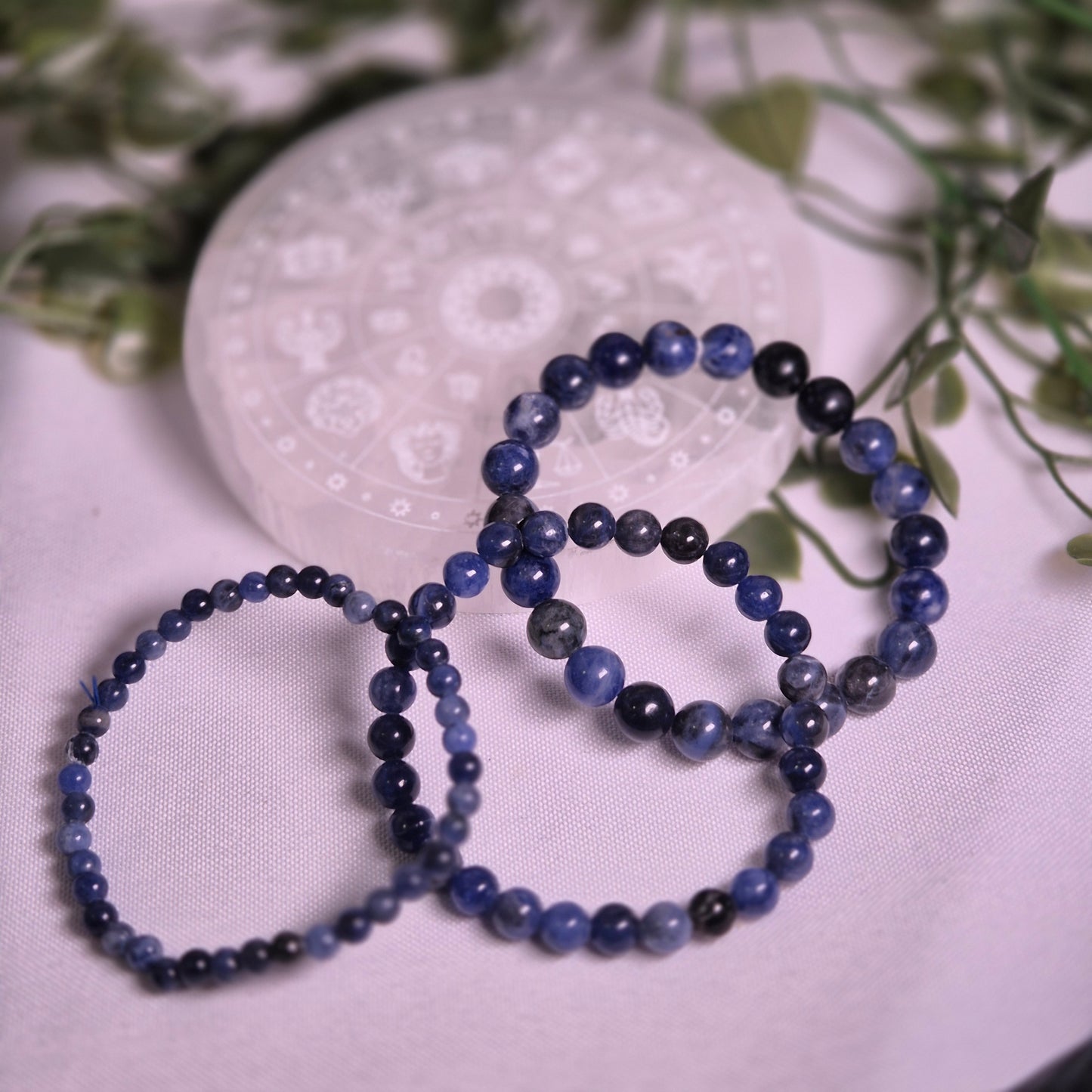 Bracelets en Sodalite - Paix et sagesse